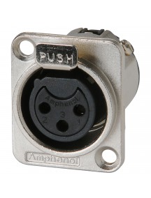 Amphenol AC3 FDZ - XLR Panel Mount Connector Female