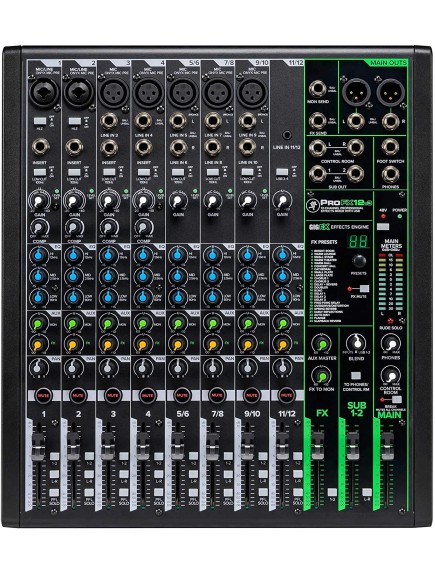 Mackie ProFX12v3 - 12 Channel Effects Mixer with USB