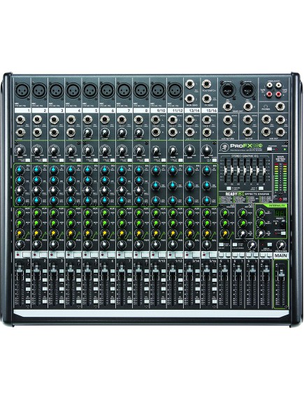 Mackie PROFX16V2 - 16 Channel 4 Bus Compact Mixer with USB and Effects