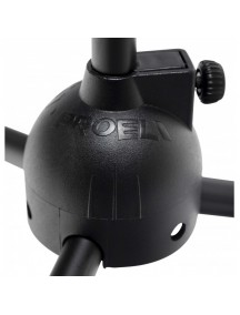 PROEL RSM180 Microphone stand with boom, tripod nylon base