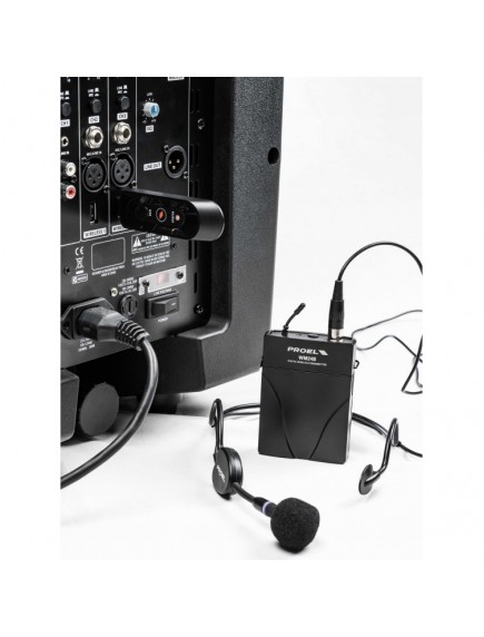 PROEL U24B 2.4GHZ USB Wireless Bodypack Microphone System