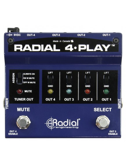 Radial 4 Play - Multi Output DI Box