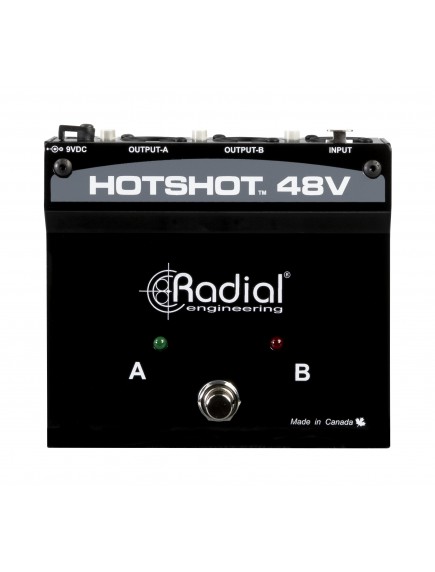 RADIAL HOTSHOT 48V Stage Toggle for Condenser Mics