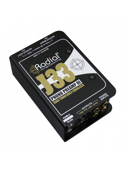 RADIAL J33 Active Turntable Preamp & DI Box