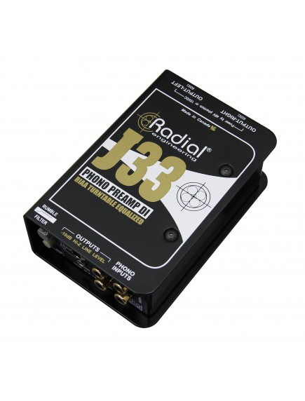 RADIAL J33 Active Turntable Preamp & DI Box