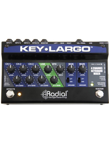 Radial Key Largo - Keyboard Mixer