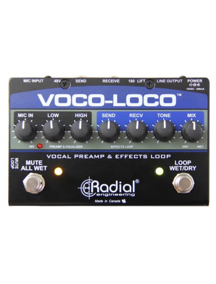 Radial Voco Loco - Effect Switcher For Voice Or Instrument