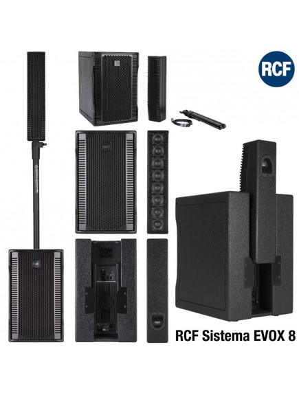 RCF EVOX8 - 8 Two Way Array 1400 Watt PA System