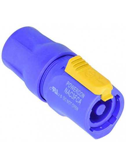 Neutrik NAC3FCA Lockable cable connector, Blue