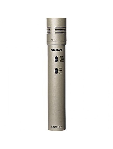Shure KSM137 SL-X ( Cardioid Condenser Instrument Microphone )