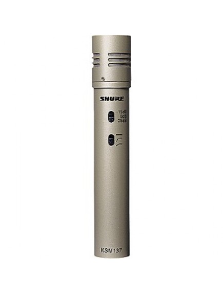 Shure KSM137 SL-X ( Cardioid Condenser Instrument Microphone )