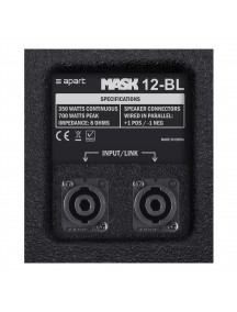 APART MASK12BL Two-way full range loudspeaker 